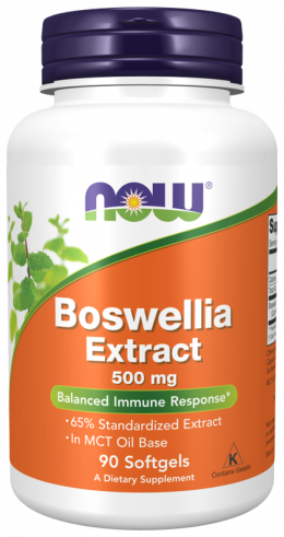 NOW Boswellia Extract 500 mg, 90 капсул