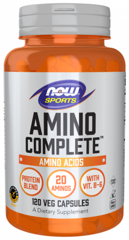 NOW Amino Complete, 120 капсул