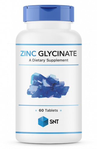 SNT Zinc Glycinate, Глицинат цинка, 60 таблеток