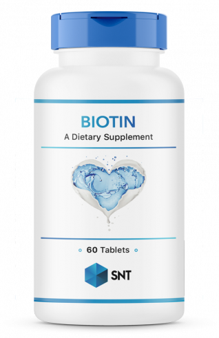 SNT Biotin, Биотин, 60 таблеток