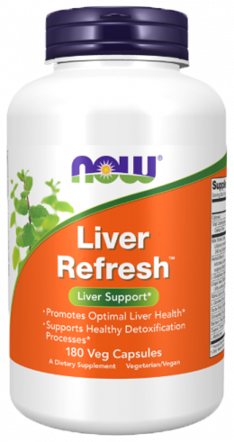 NOW Liver Refresh, Ливер Рефреш, 180 капсул
