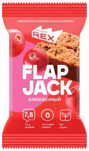 ProteinRex Печенье овсяное протеиновое 15% Flap Jack, 60 грамм