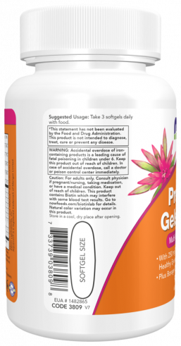 NOW Prenatal Gels + DHA, Прентал + ДГК, 180 капсул