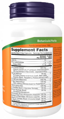 NOW Liver Refresh, 90 капсул