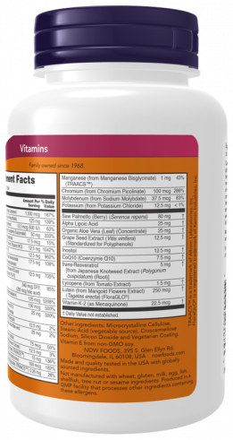 NOW Adam Superior Mens Multi, 120 таблеток