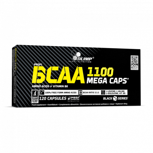 Olimp Sport Nutrition BCAA 1100 Mega caps, БЦАА 1100 Мега капс, 120 капсул
