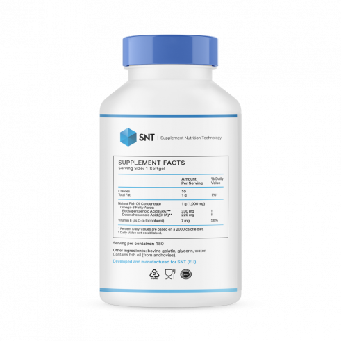 SNT Омега-3 Мега, 180 капсул