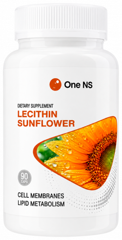 One NS Lecithin Sunflower, 90 капсул