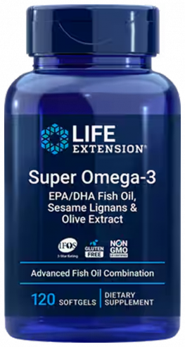 Life Extension Super Omega-3 EPA/DHA Fish Oil, Sesame Lignans &amp; Olive Extract
