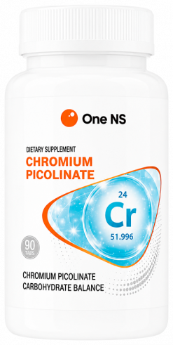 One NS Chromium picolinate, Хрома пиколинат, 90 таблеток