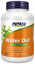 NOW Water Out, Вотер Аут, 200 капсул