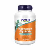 NOW Magnesium Glycinate, Магния Глицинат, 180 таблеток