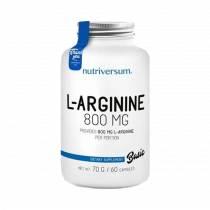 Nutriversum L-Arginine, L-Аргинин, 60 капсул