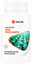 One NS Zinc picolinate, Цинка пиколинат, 90 капсул
